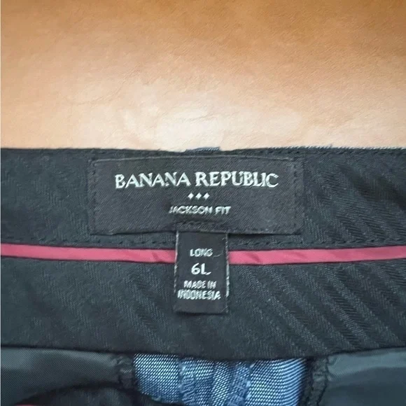 Banana Republic Jackson Fit Women’s Sz 6L Blue Gray Dress Pants Office Trousers - Picture 3 of 15